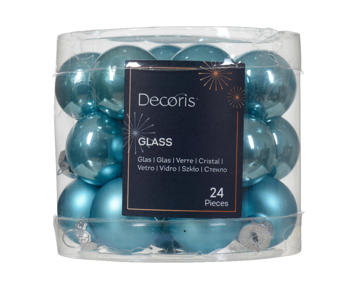 Bauble glass enamel-matt mix