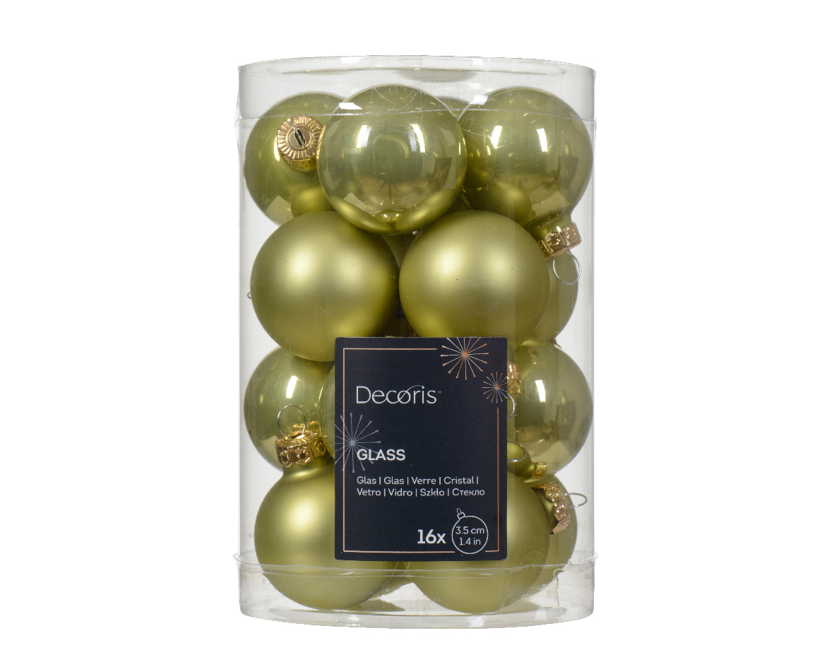 Bauble glass enamel-matt mix