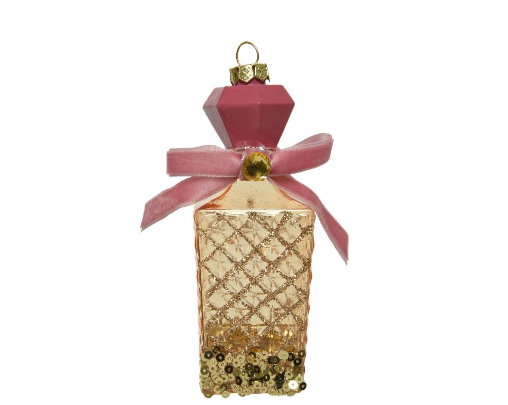 Bottle plastic bow,sequin