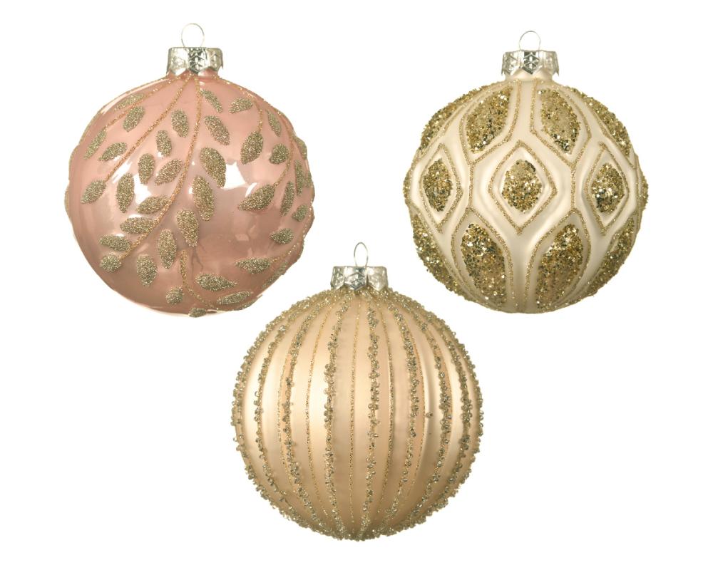 Baubles glass matt-enamel branch mold , rib mold, diamond mold 3ass