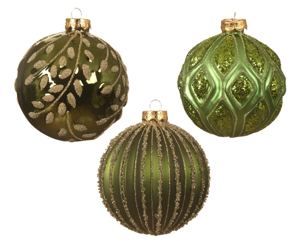 Baubles glass matt-shiny branch mold , rib mold, diamond mold 3ass