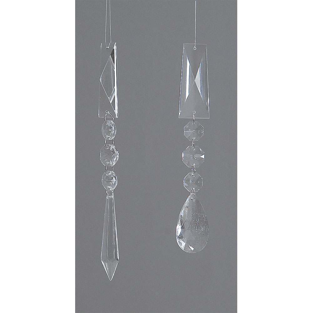 17cm Glass finial orn, 1ΤΜΧ