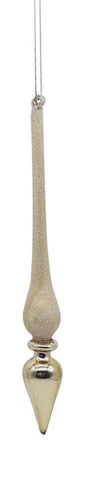 23cm Glass finial orn, 1ΤΜΧ-Design B