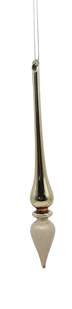 23cm Glass finial orn, 1ΤΜΧ-Design A