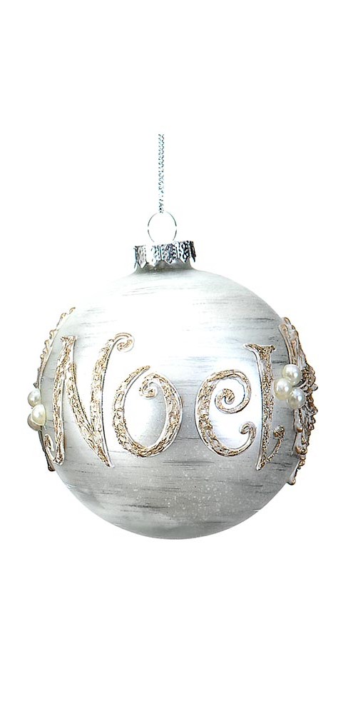 10cm Glass gold ball 
