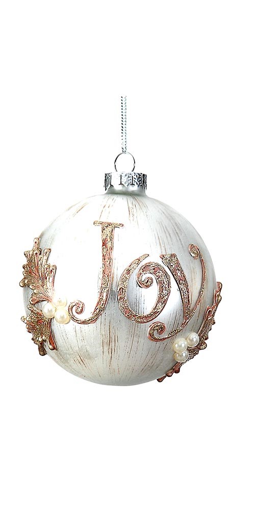 10cm Glass gold ball 