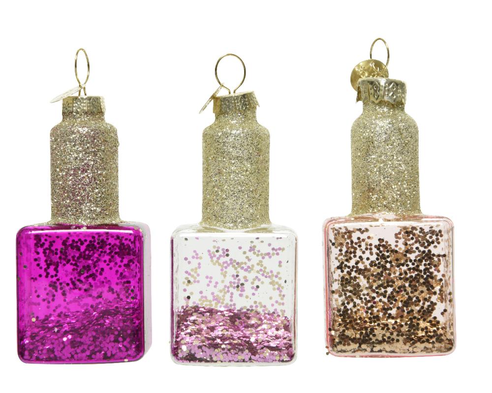 Ornament glass glitter 1ΤΜΧ