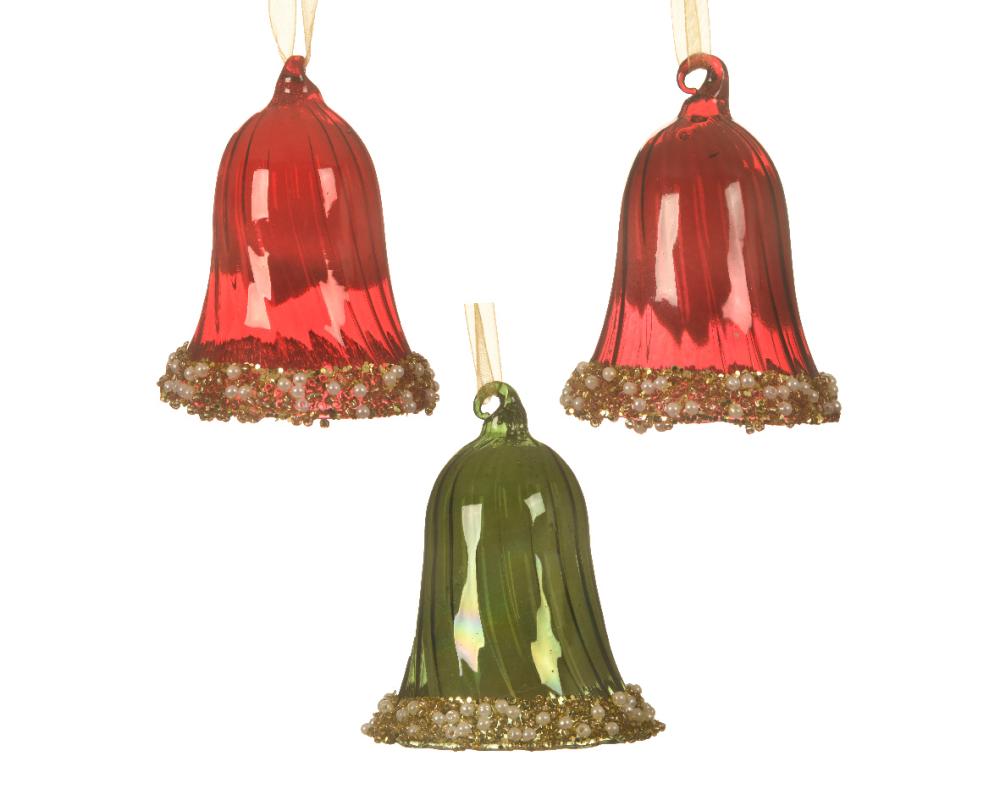 Bell glass shiny beads,sequins,glitter 1ΤΜΧ