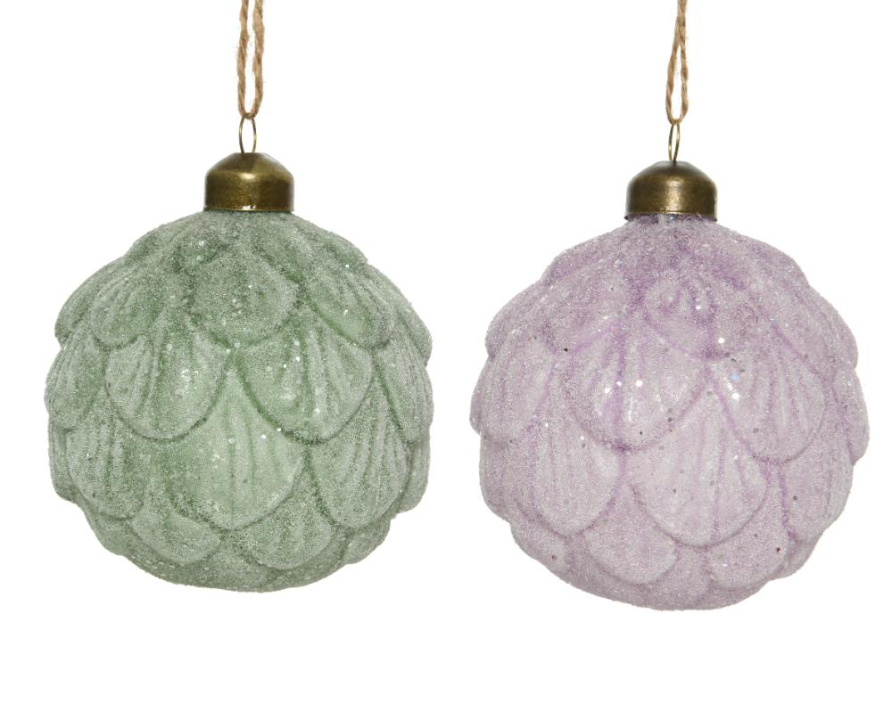 Pinecone glass flock sequins 1ΤΜΧ