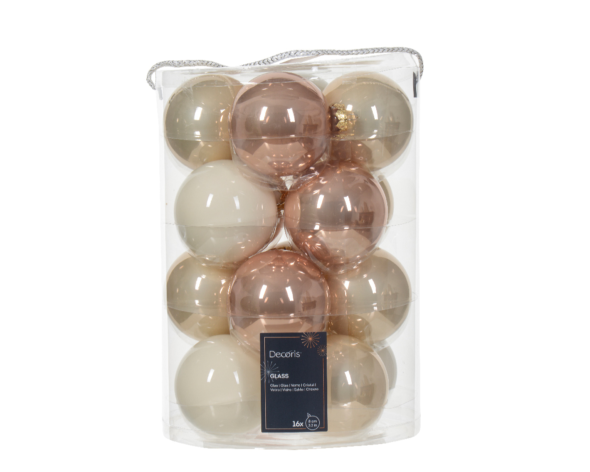 Bauble glass enamel-matt mix