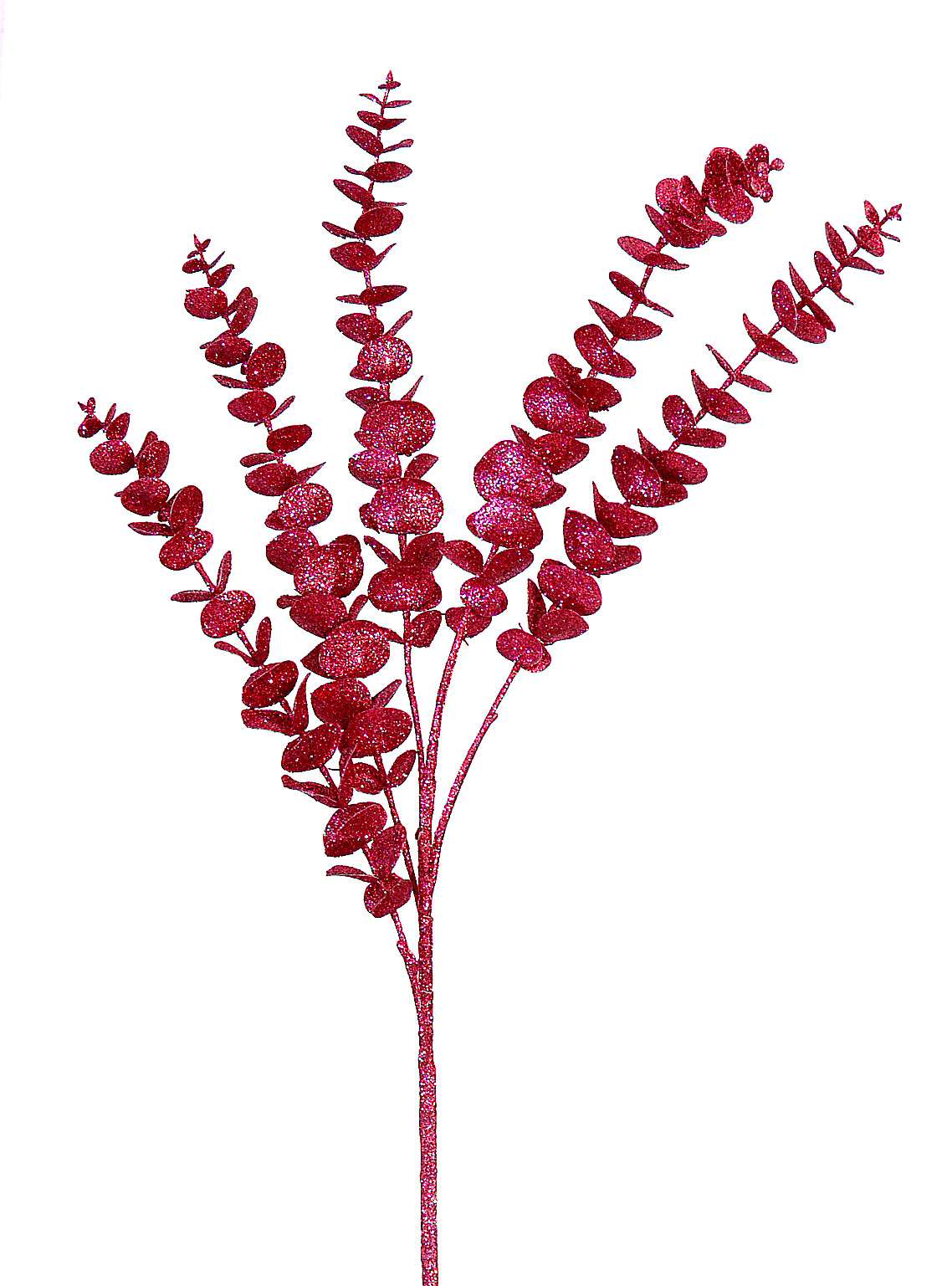 12/96-85cm Fucksia glittered branch