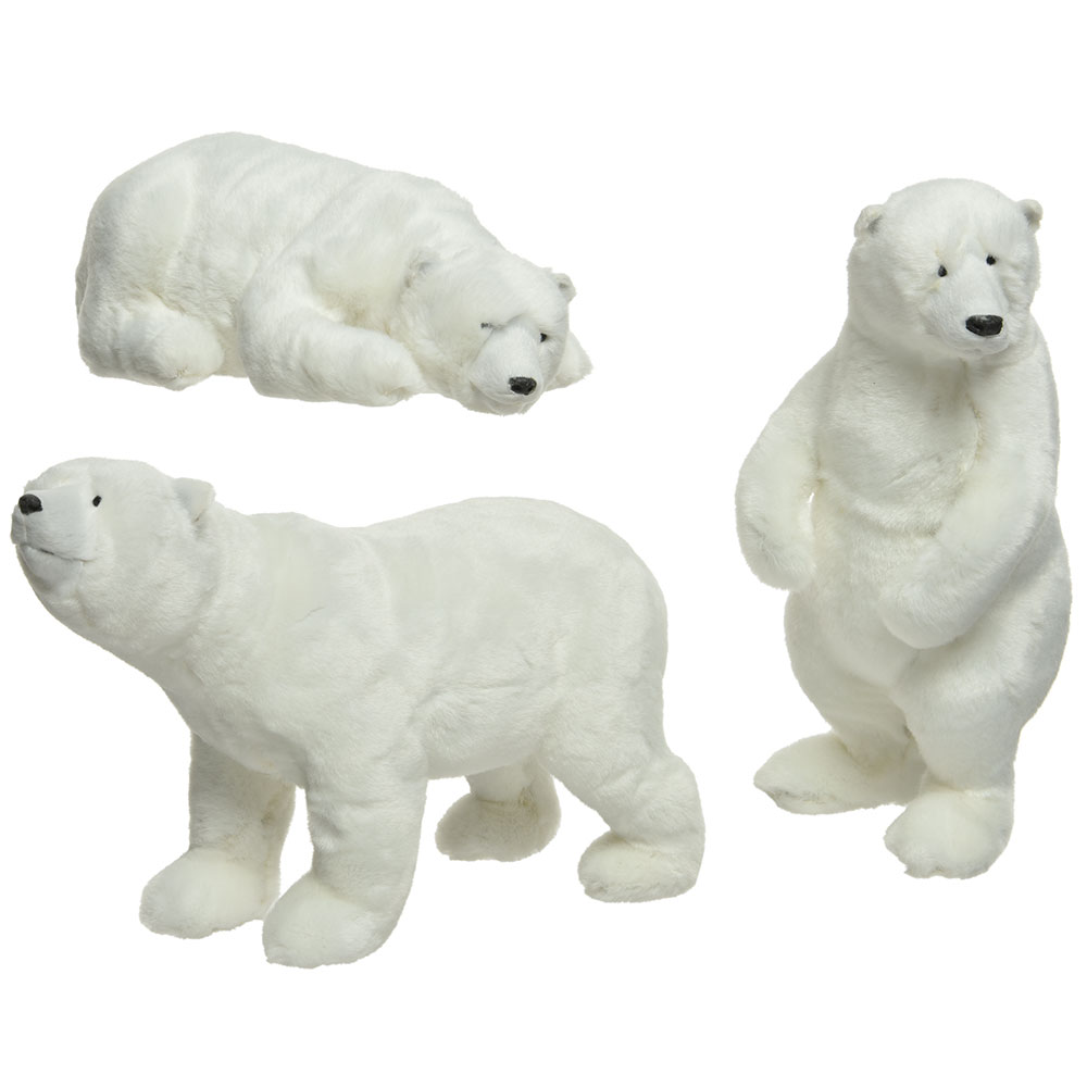 Χριστουγεννιάτικο στολίδι πολική αρκούδα λευκή