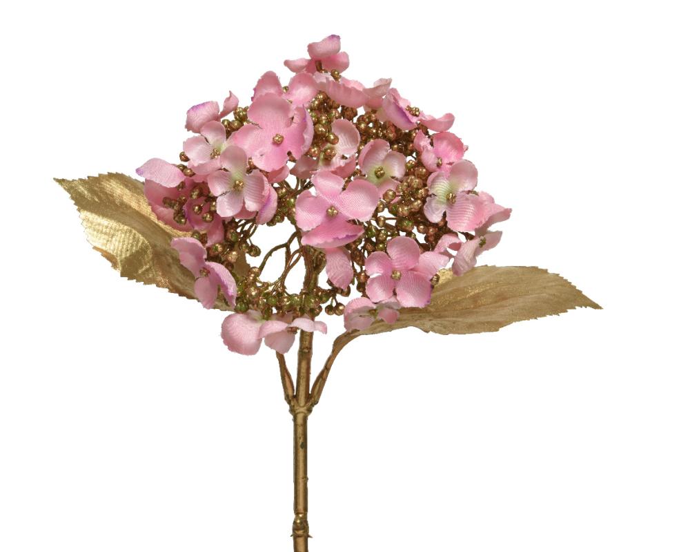 Hydrangea hydrangea on stem polyester