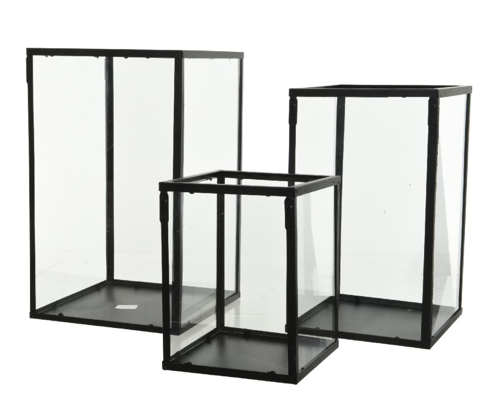Hurricane glass iron frame