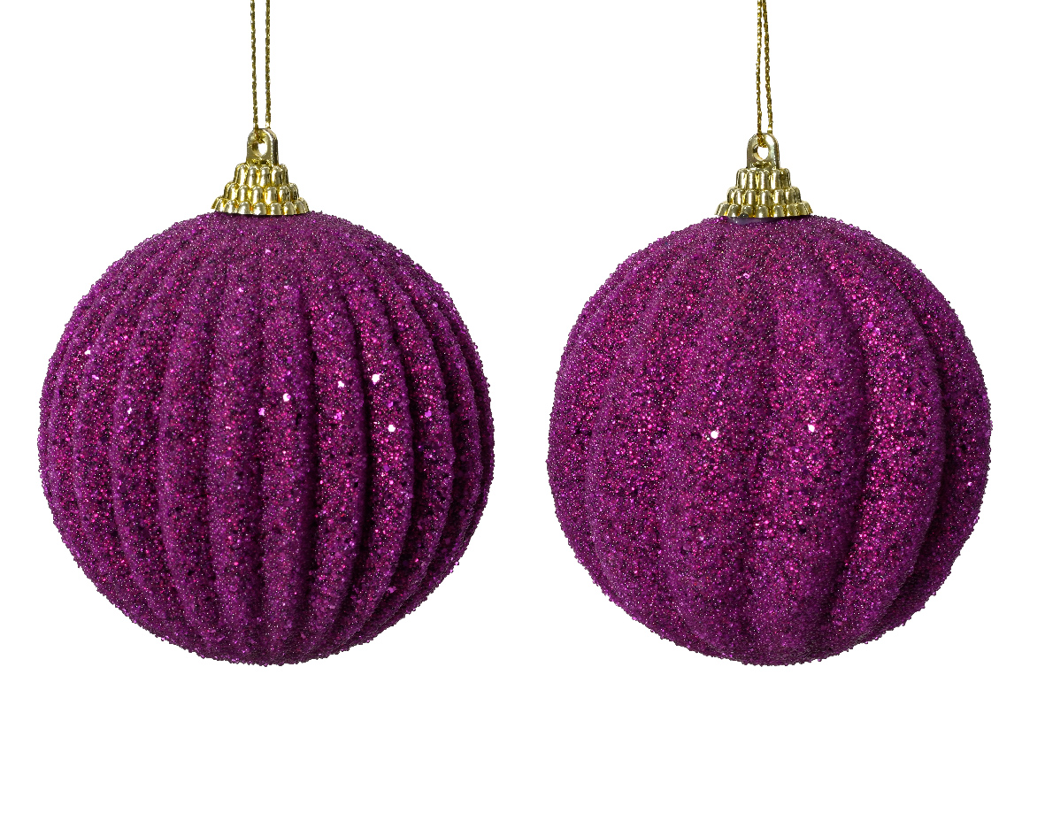 Bauble foam glitters- beads 2ass