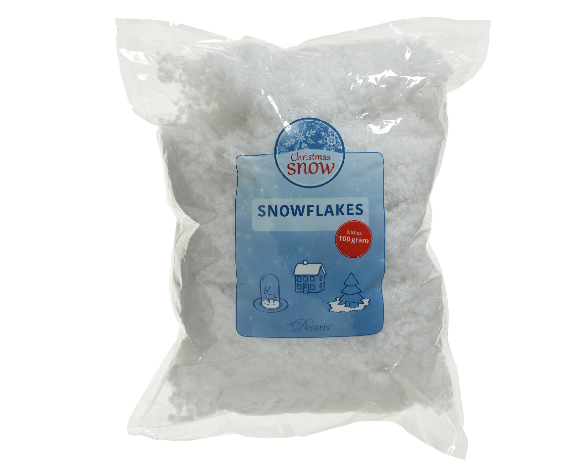 Snowflake polyester snowflakes