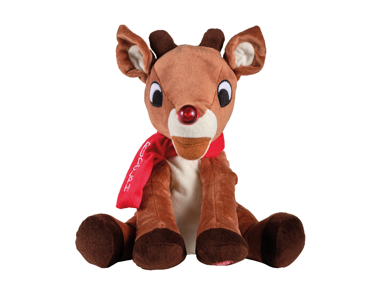 Reindeer polyester scarf