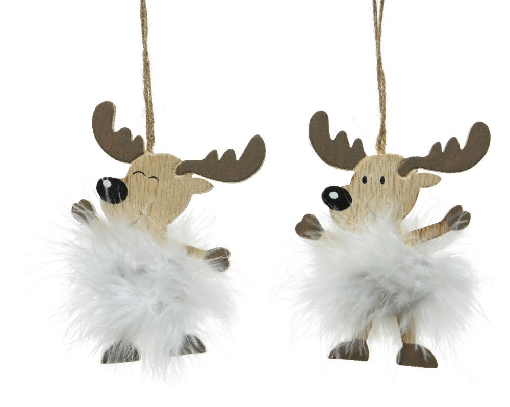 Deer mdf feather skirt 2ass