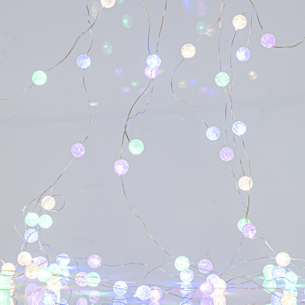ΚΟΥΡΤΙΝΑ, 140 MINI LED, ΜΕ ΚΡΑΚΕΛΕ ΜΠΑΛΕΣ 1,3cm, 31V, ΜΕ ΜΕΤΑΣΧΗΜΑΤΙΣΤΗ, ΕΠΕΚΤΑΣΗ ΕΩΣ 3, ΑΣΗΜΙ ΚΑΛΩΔΙΟ ΧΑΛΚΟΥ, 4 ΧΡΩΜΑΤΑ LED, 15