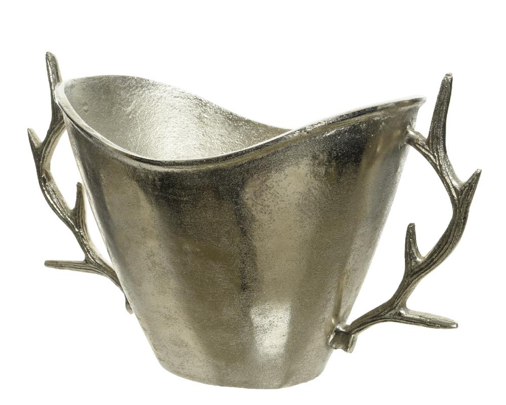 Wine cooler aluminium antlers