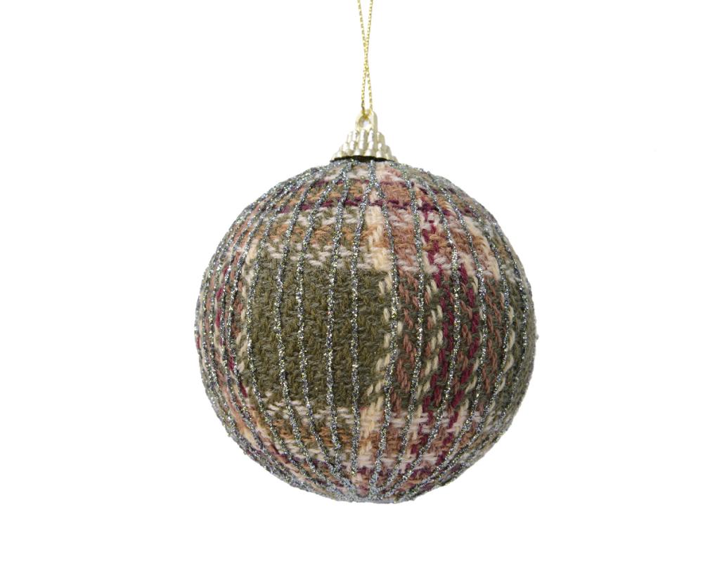 Bauble foam wool glitter lines