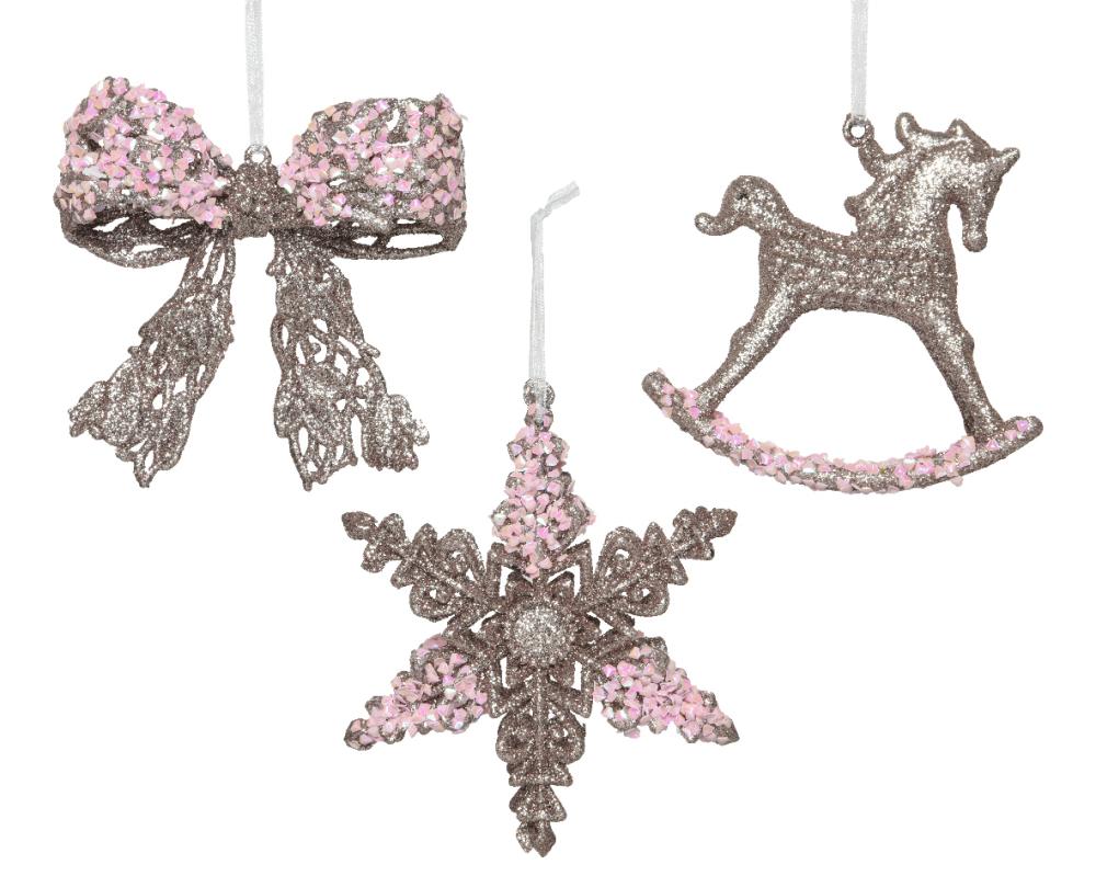 Figures plastic glitter sequins, 1ΤΜΧ