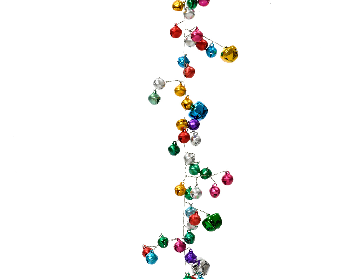 Garland iron with assorted size bells