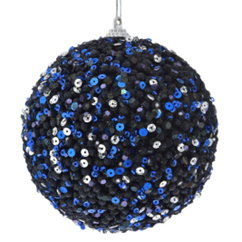 ΧΡ ΜΠΛΕ ΜΠΑΛΛΑ 10ΕΚ GLITTER BAUBLE