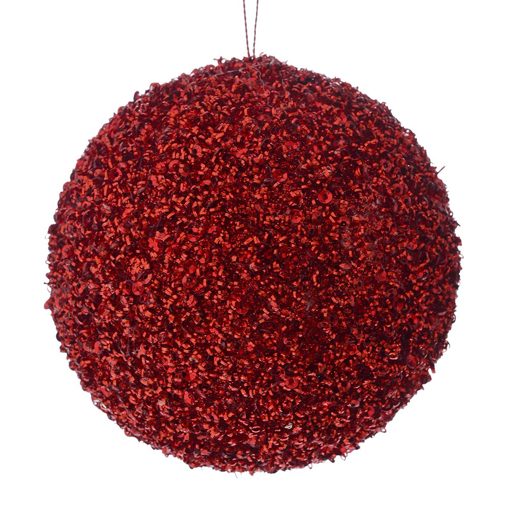 ΧΡ ΚΟΚΚΙΝΗ GLITTER FOAM ΜΠΑΛΑ 12ΕΚ