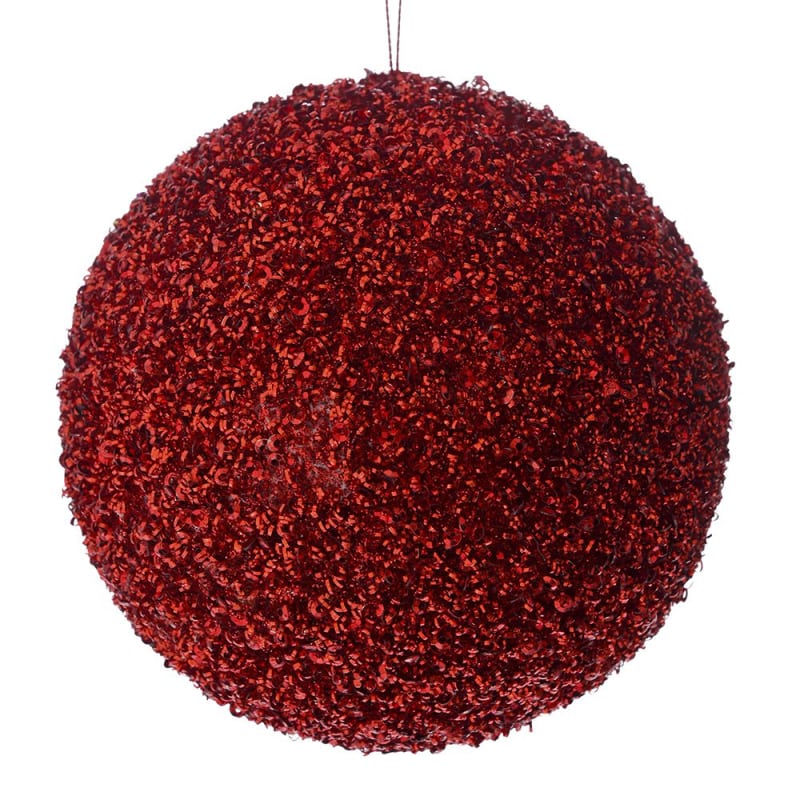 ΧΡ ΚΟΚΚΙΝΗ GLITTER FOAM ΜΠΑΛΑ 15ΕΚ