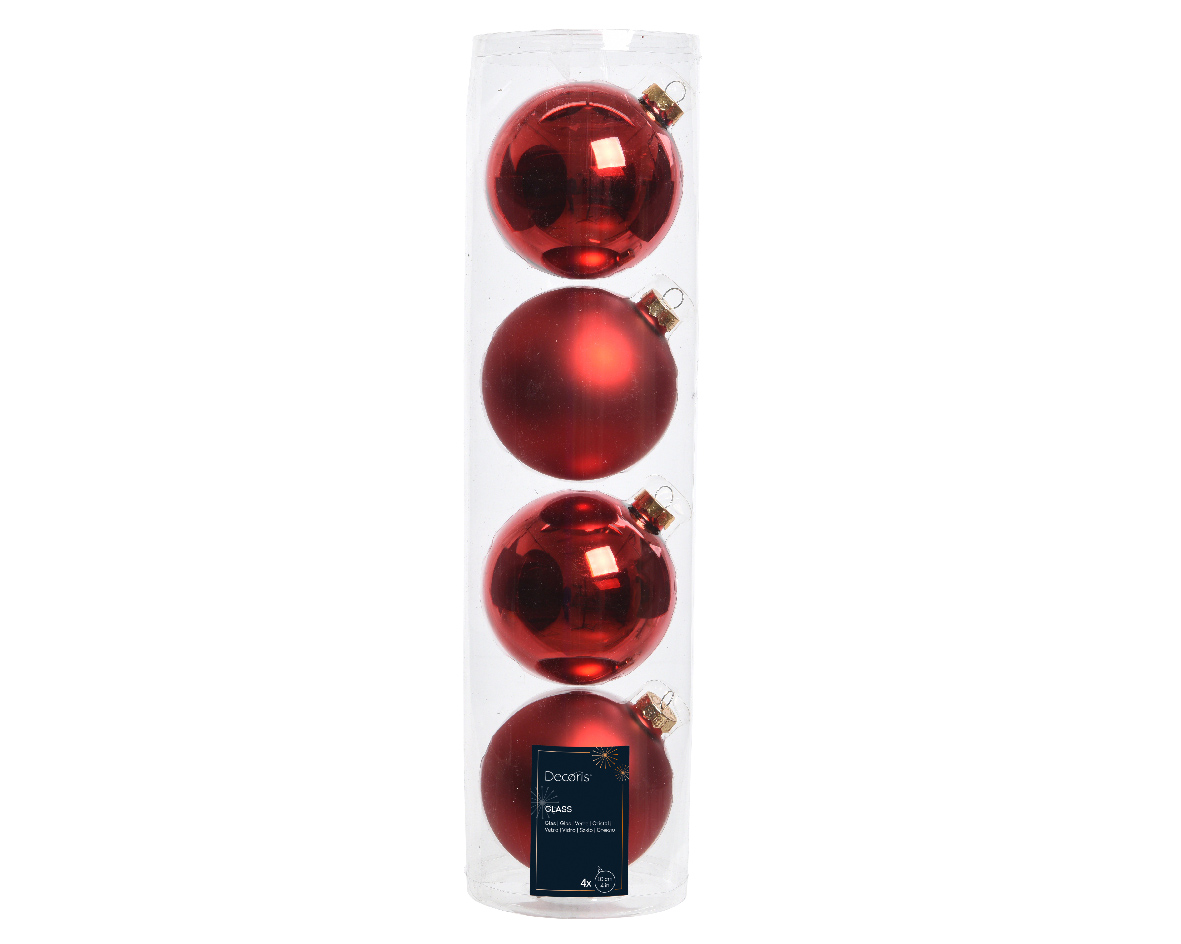 Baubles glass shiny.matt mix