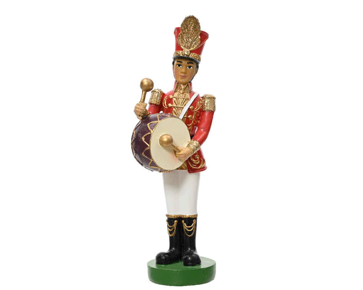 Soldier polyresin soldier drum