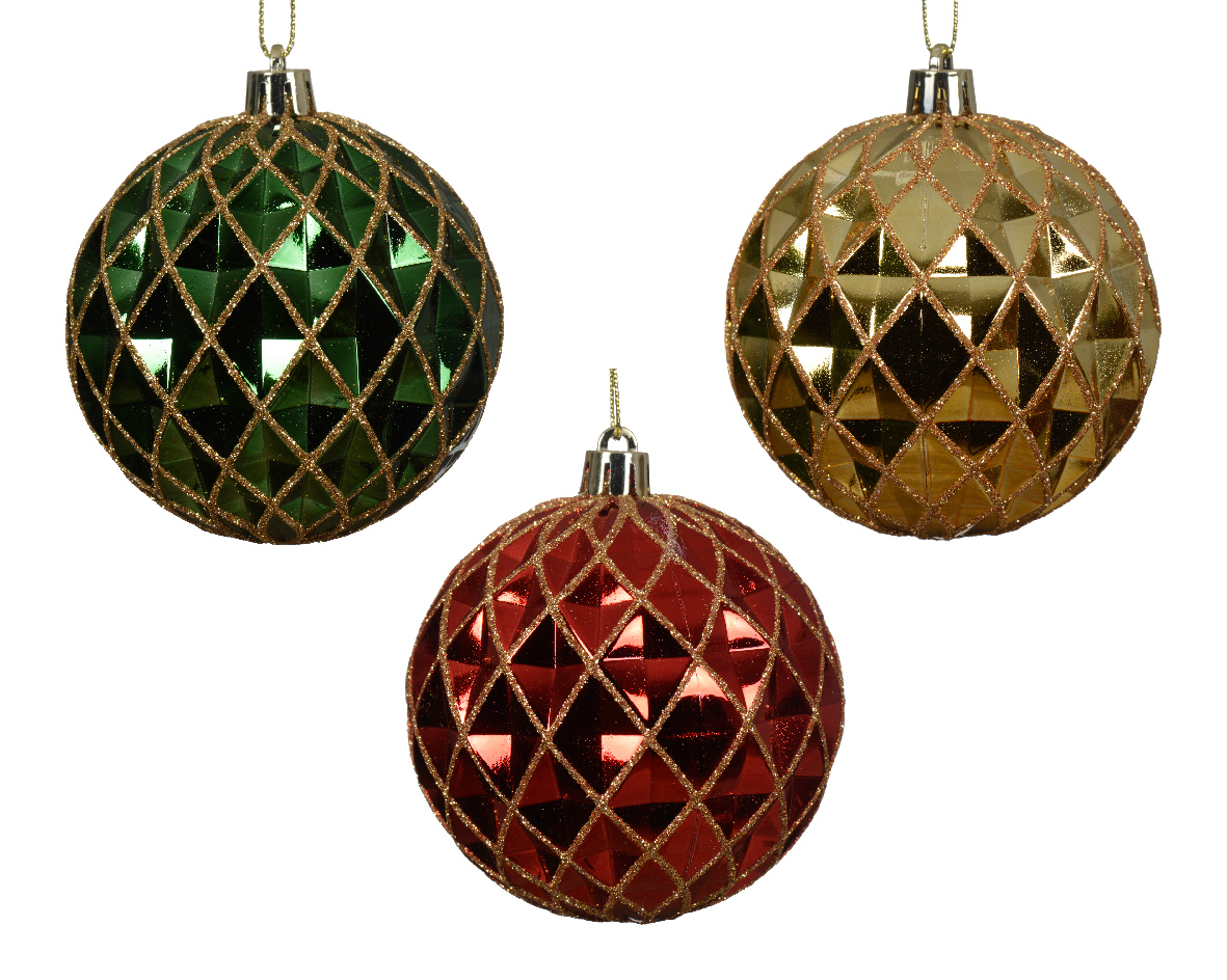 Baubles shatterproof sh gl 3col ass