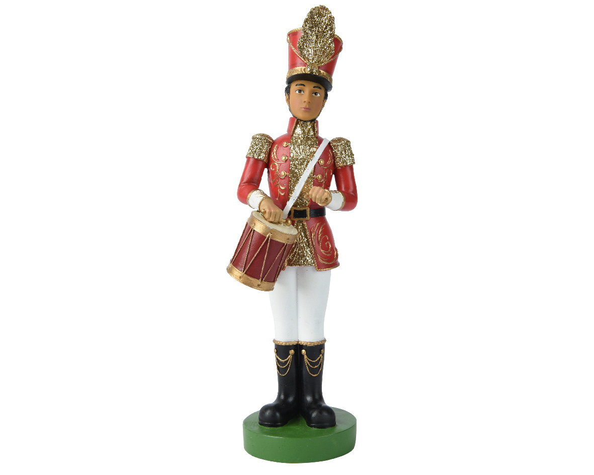 Nutcracker polyresin nutcracker drum