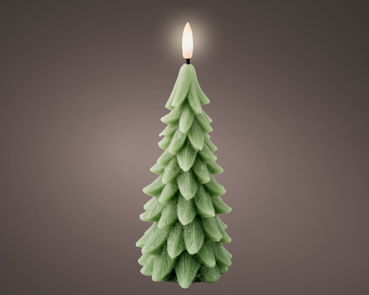 LED wick candle wax tree steady BO indoor