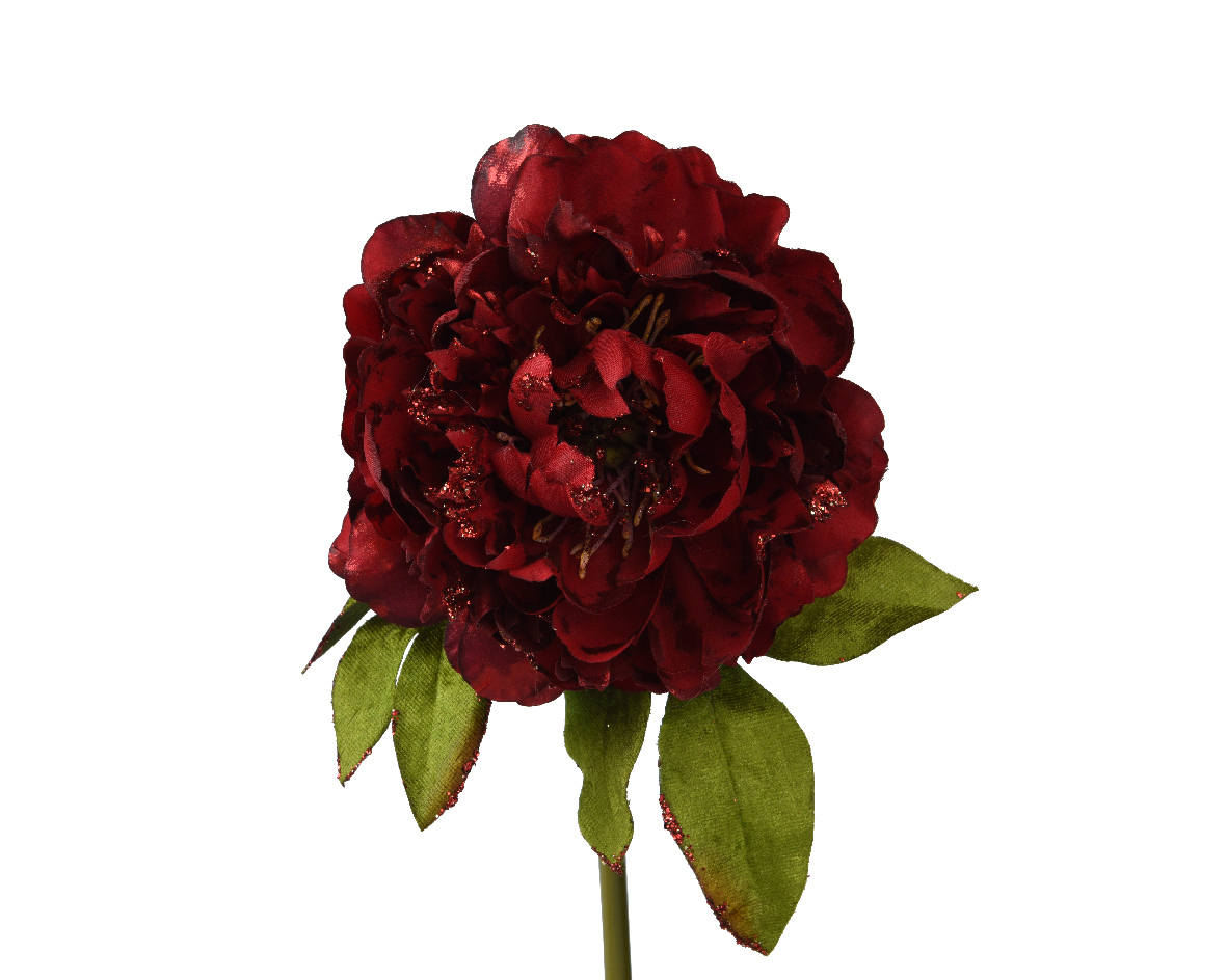 Peony peony on stem polyester