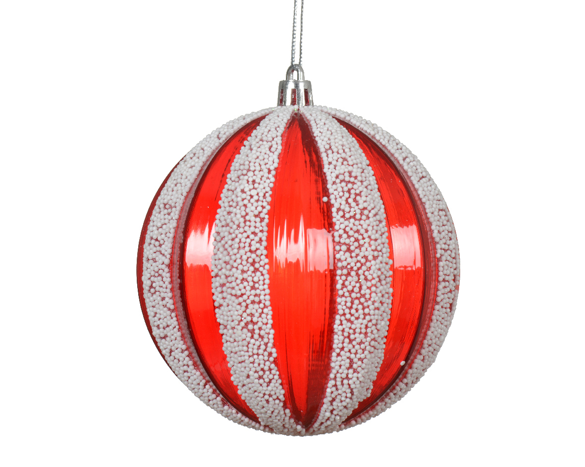 Bauble polystyrene transparent polyfoam