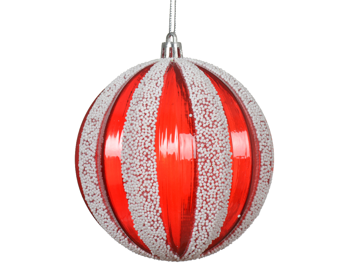 Bauble polystyrene transparent polyfoam