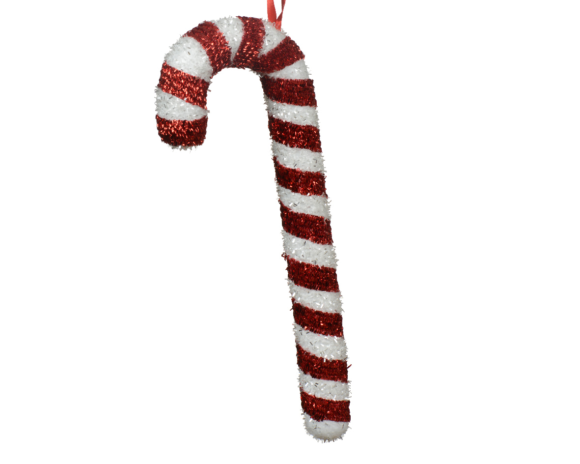 Candy stick foam with tinsel