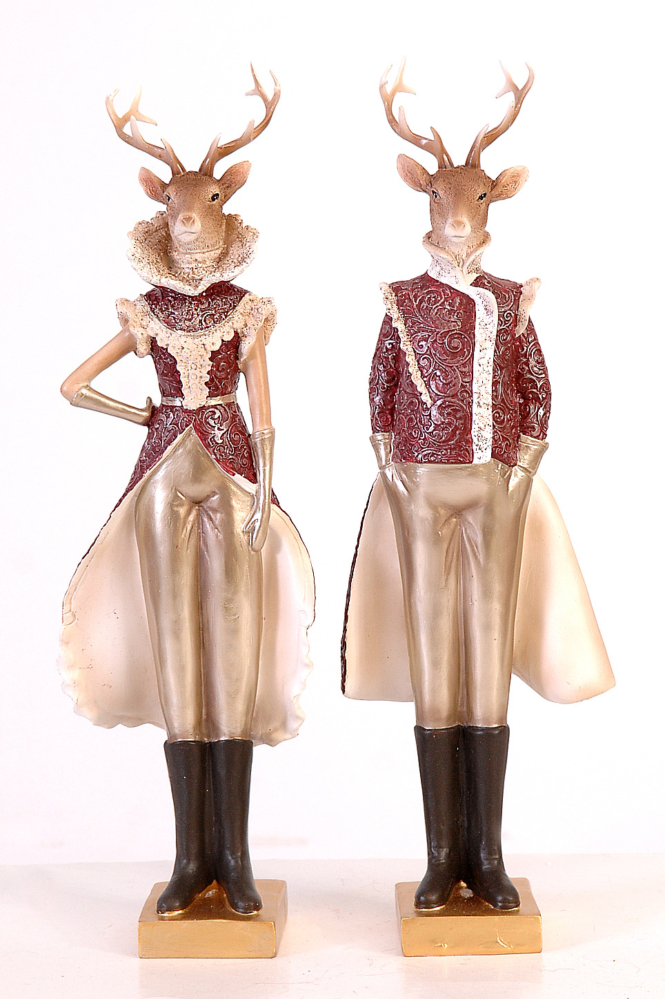 4/8-2Asst 43cm Standing reindeers / ΤΙΜΗ ΤΕΜΑΧΙΟΥ