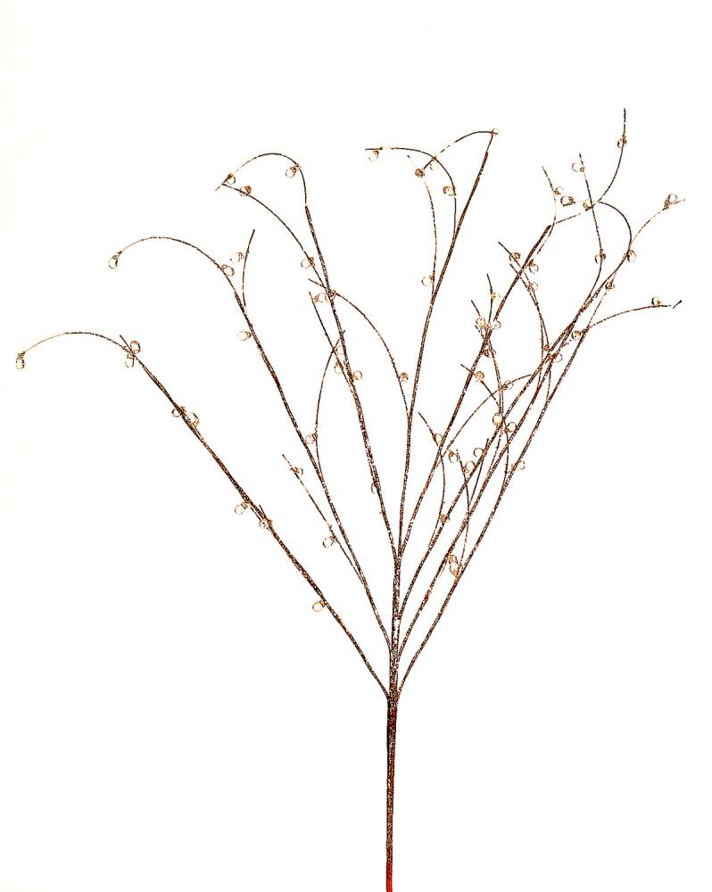 6/288-92,5cm gold branch w/crystals 48-288