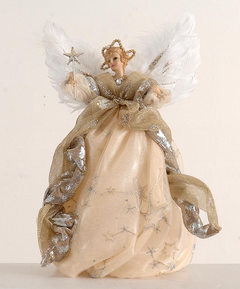36cm Gold Angel tree top