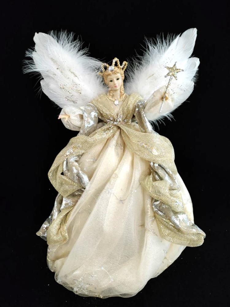 42cm Gold Angel tree top
