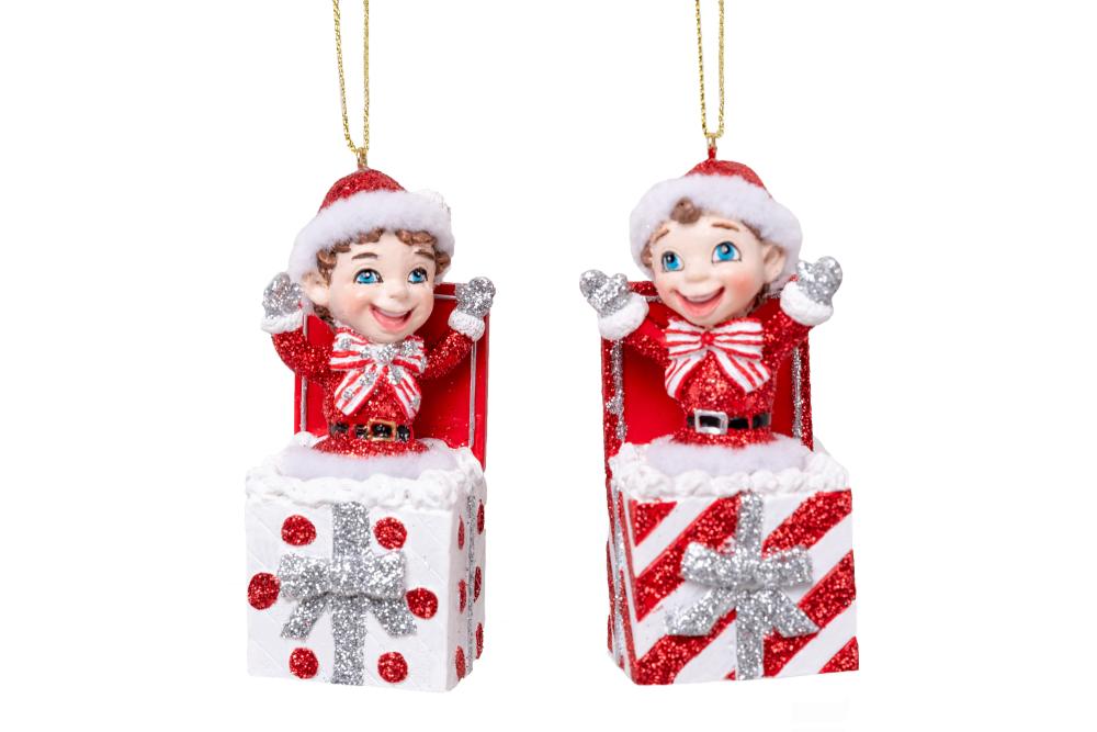 8,5cm Elves in gift boxes, 1ΤΜΧ