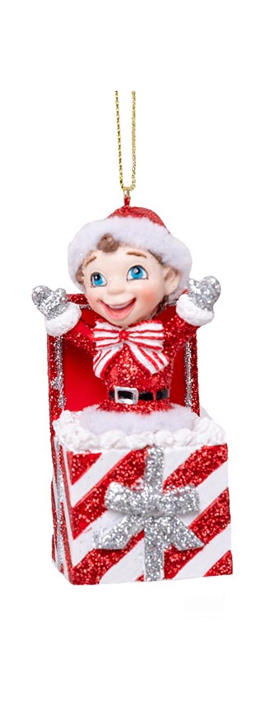 8,5cm Elves in gift boxes, 1ΤΜΧ-Design B