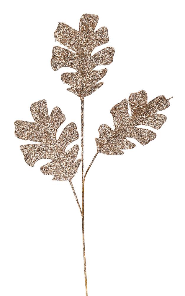 12/288-77,5cm gold spray w/leaves