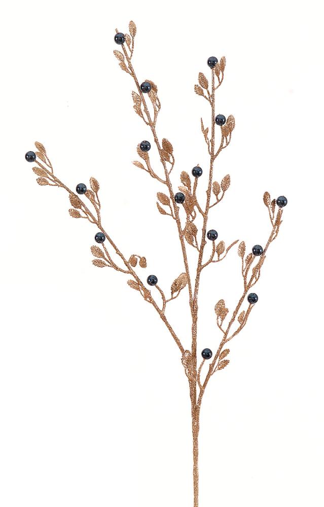 12/288 - 96CM Gold Spray w/ Blue berries