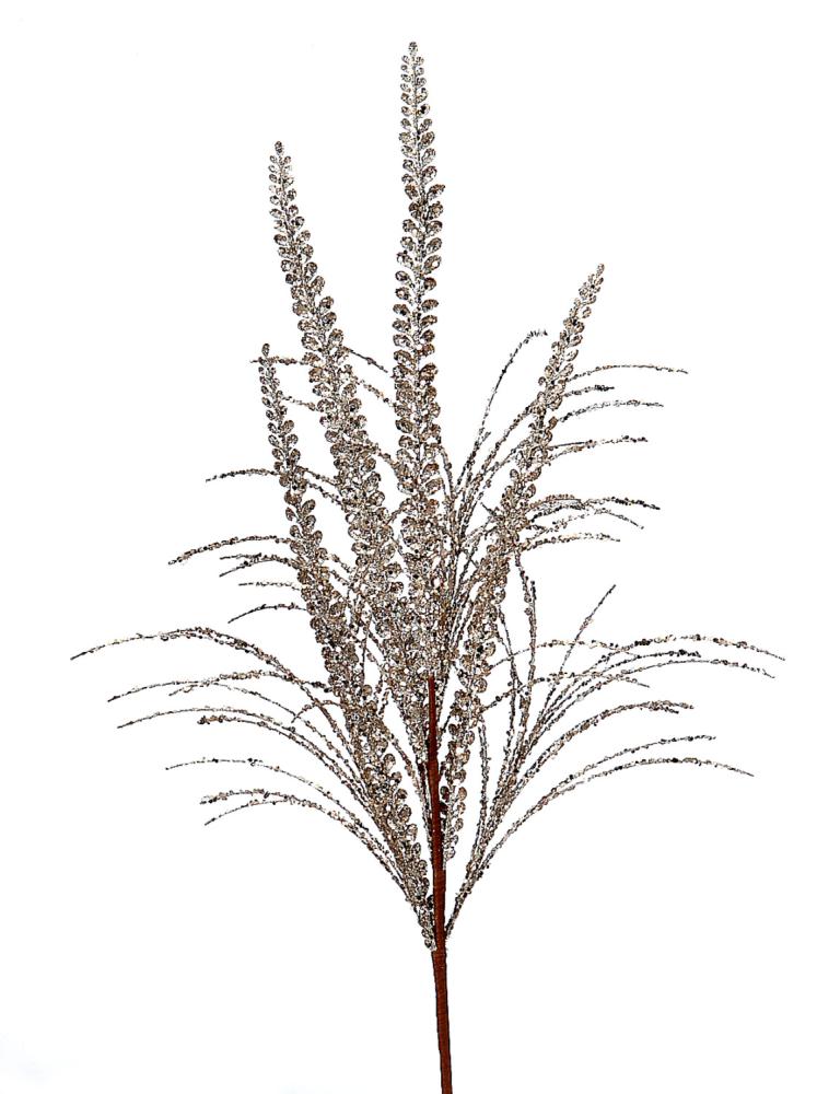12/120-85cm gold glittered branch