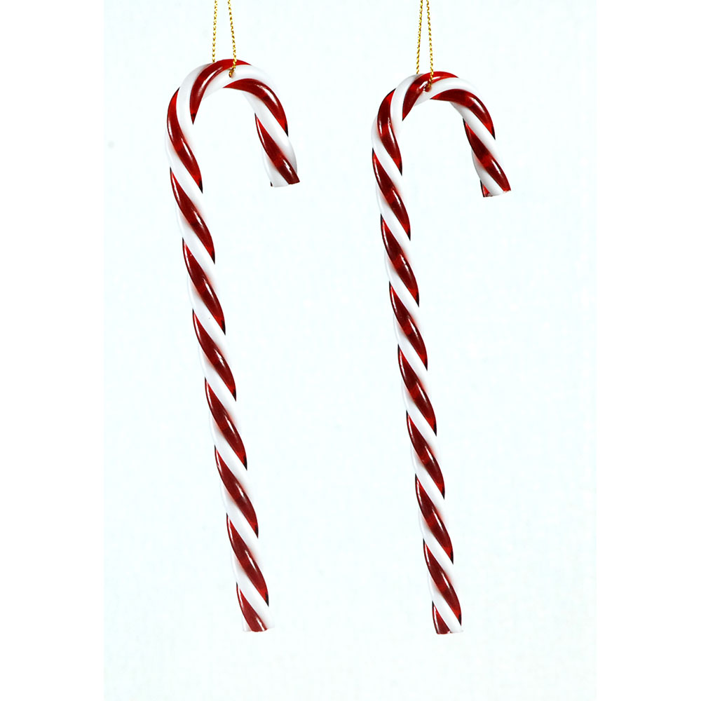 12/288- 18cm cane ornament (set/2) 36-288