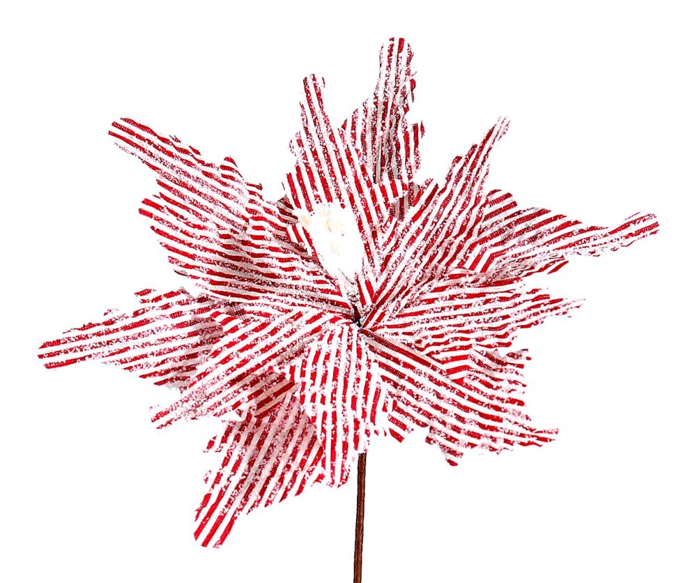 24/288-85cm red/white flower